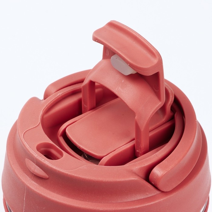 Стакан с крышкой «Love You», 350 мл, стекло