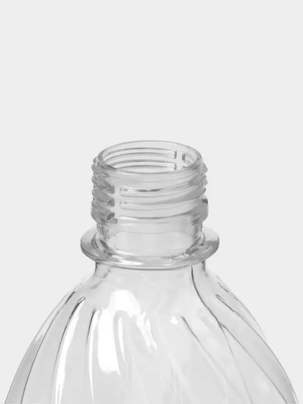 Бутылка ПЭТ 1 л, пивная, горло 0,28 см, цвет прозрачный