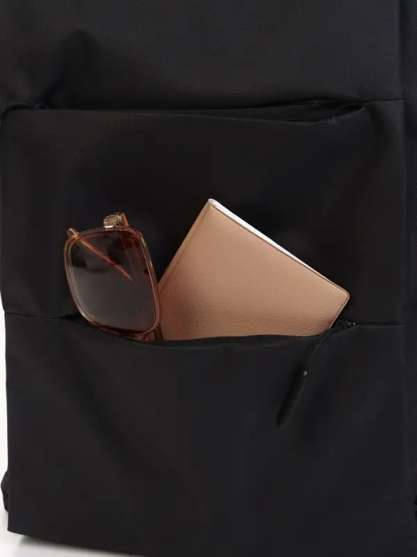 Рюкзак городской на молнии, с USB, 4 кармана, размер 30&times;12&times;43 см, чёрный