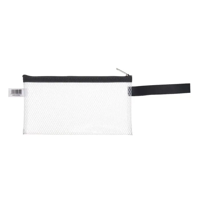 Папка-конверт на молнии формат А65, с ручкой, водоотталкивающая, 350 мкр, серый Папка-конверт на молнии формат А65, с ручкой, водоотталкивающая, 350 мкр, серый