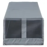 VETTA Швеция Короб для обуви складной на молнии, 34х22х16см, полиэстер, ПЕВА, серый