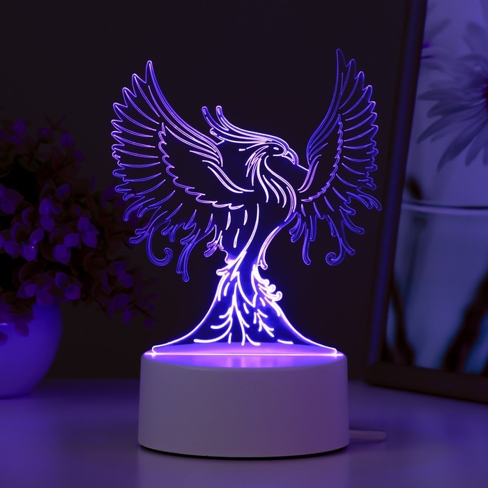 Светильник Светильник "Феникс" LED RGB от сети 12х9,5х14,5 см RISALUX