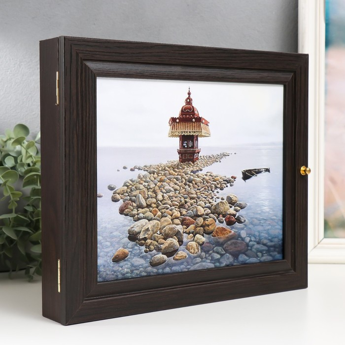 Ключница Ключница "Берег" венге 26х31 см МИКС