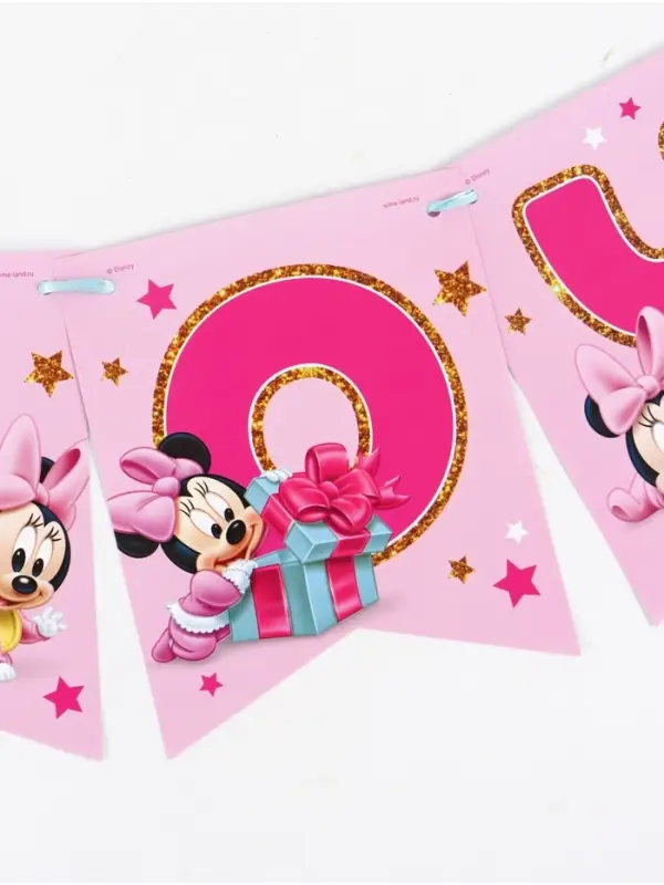 Гирлянда на ленте на гендер пати &laquo;Девочка или мальчик&raquo;, длина 3 м, Дисней беби