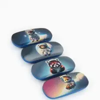 Футляр для очков Космос, 16*4*6 см, хлопушка, МИКС