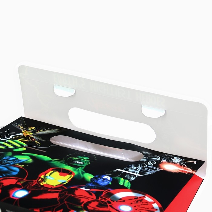 Пакет-коробка  Пакет-коробка "Герои", Мстители, 24х20х7