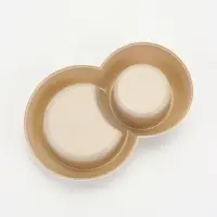 Миска двойная для животных ALTA, 630/430 мл, цвет МИКС