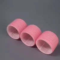 Бигуди &laquo;Липучка&raquo;, d=7.5 см, 4 шт., розовый