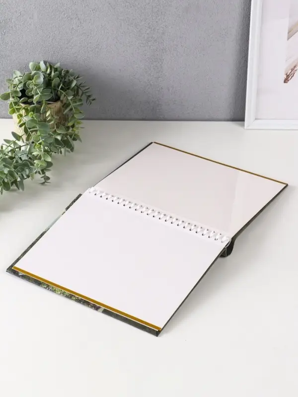 Фотоальбом 10 магнитных листов Фотоальбом 10 магнитных листов "Париж" 23X28см, пер-т внутр.спираль