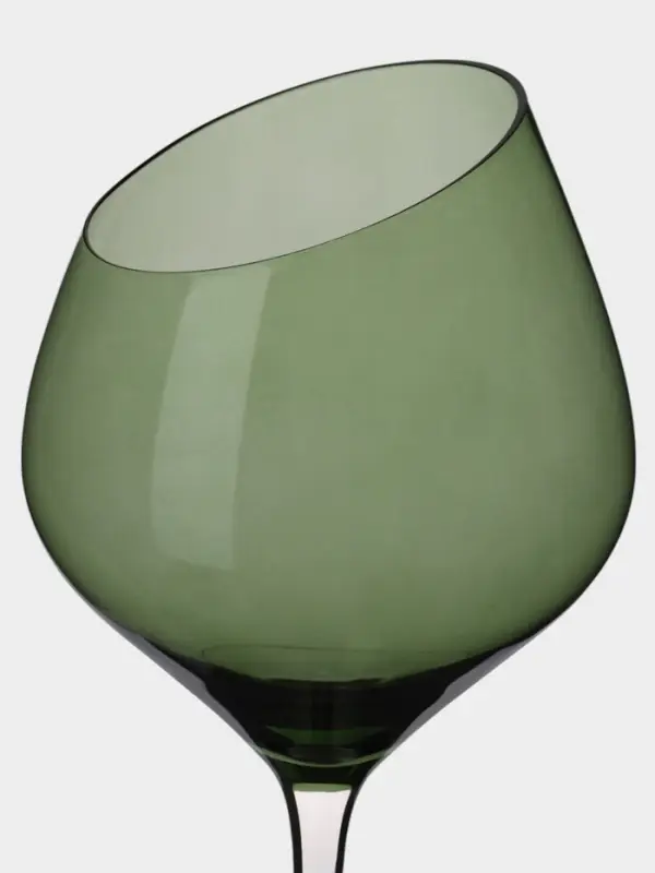 Бокал для вина Magistro &laquo;Иллюзия&raquo;, 540 мл, 10&times;24 см, стекло, зелёное