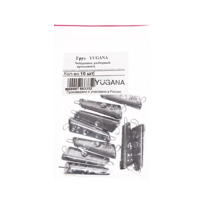 Груз YUGANA, чебурашка, разборный, проходимец, 16 г Груз YUGANA, чебурашка, разборный, проходимец, 16 г