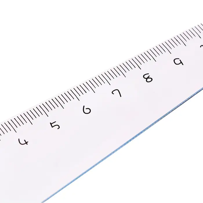 Линейка пластиковая 12 см Линейка пластиковая 12 см "Динозаврик", синяя