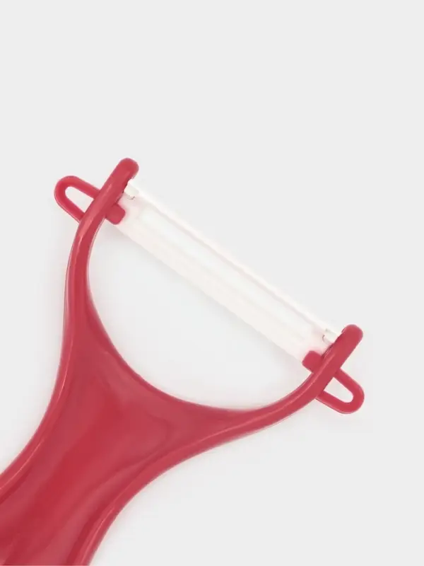 Овощечистка керамическая Доляна &laquo;Солнечная&raquo;, 13 см, красная