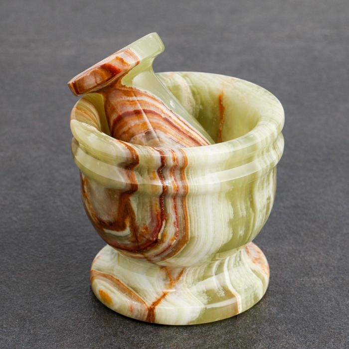 Набор ступка с пестиком, 6,3 см, оникс, МИКС Набор ступка с пестиком, 6,3 см, оникс, МИКС