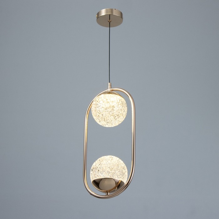 Светильник BayerLux "Орликс" 2хLED 40Вт золото 20,5х13х42 см