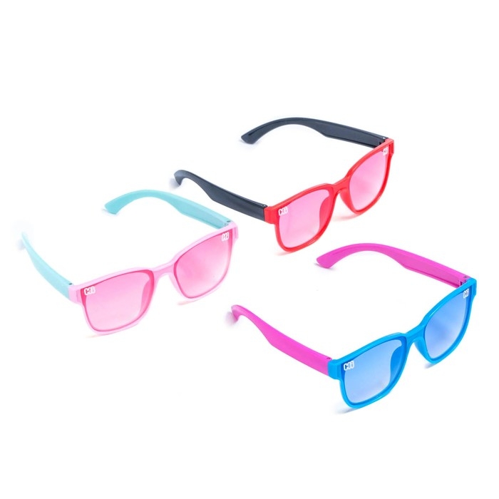 Очки солнцезащитные детские OneSun, uv 350, линза 4.5 х 5 см, ширина 13 см, дужка 13.5 см, микс Очки солнцезащитные детские OneSun, uv 350, линза 4.5 х 5 см, ширина 13 см, дужка 13.5 см, микс