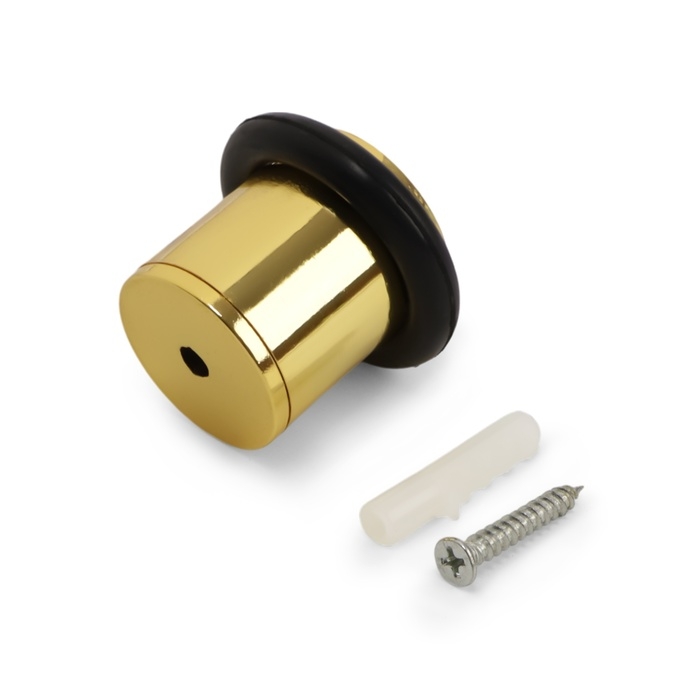 Упор дверной U302GP, d=27 мм, h=40 мм, цвет золото Упор дверной U302GP, d=27 мм, h=40 мм, цвет золото