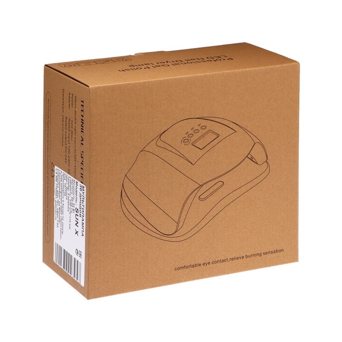 Лампа для гель-лака JessNail SUN X BL, UV/LED, 54 Вт, 36 диодов, таймер 10/30/60 сек, белая Лампа для гель-лака JessNail SUN X BL, UV/LED, 54 Вт, 36 диодов, таймер 10/30/60 сек, белая