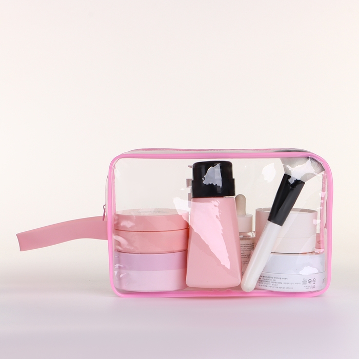 Косметичка на молнии, цвет розовый Косметичка на молнии, цвет розовый