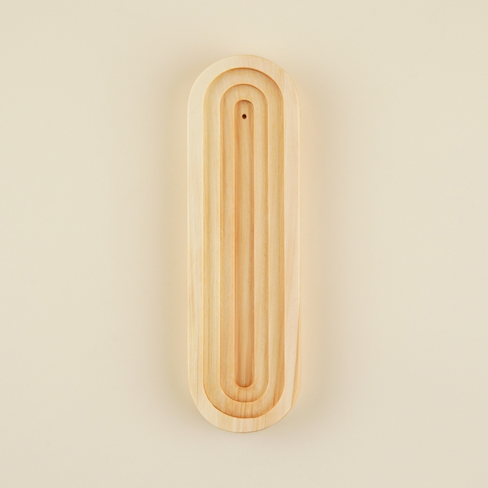 Подставка из цельного массива кедра Sima-Land Home, натуральный цвет, 24,5×7×2,5 см