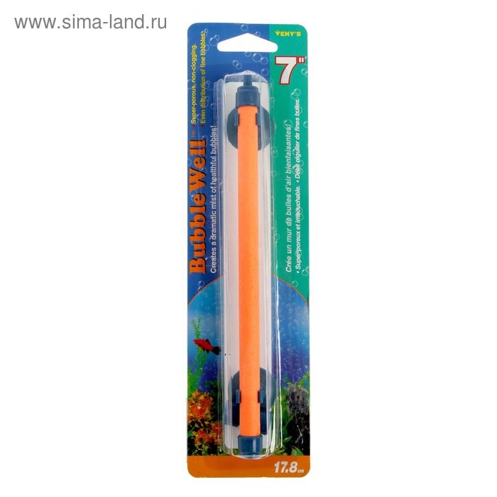 Распылитель воздуха на присосках, 17,8 см, оранжевый Распылитель воздуха на присосках, 17,8 см, оранжевый