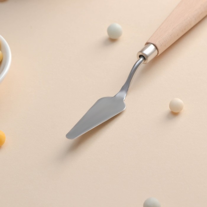 Лопатка кондитерская Доляна «Деко», 19 см Лопатка кондитерская Доляна «Деко», 19 см