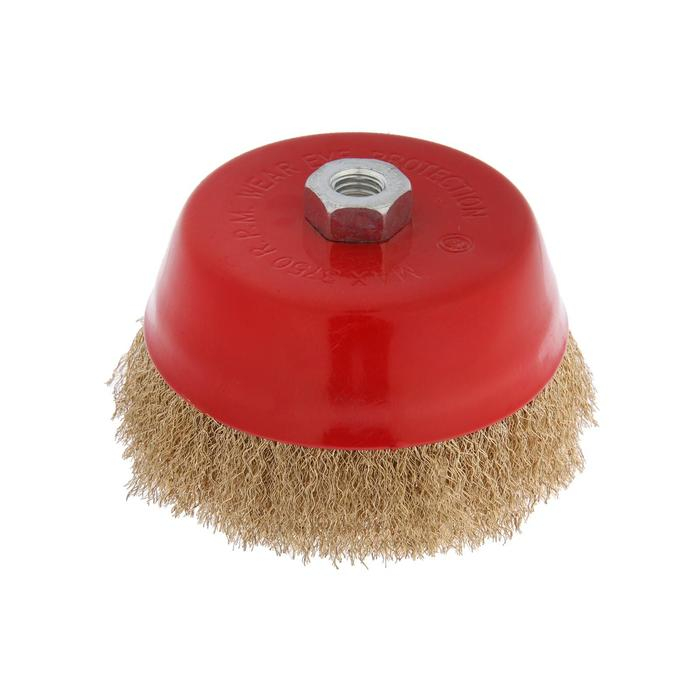 Щетка металлическая для УШМ ЛОМ,  Щетка металлическая для УШМ ЛОМ, "чашка", М14, 150 мм