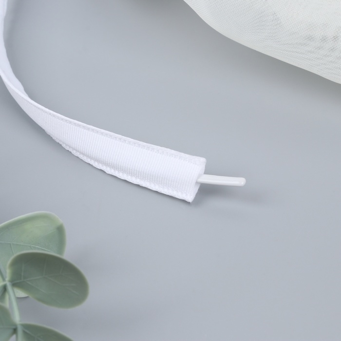 Лента тоннельная, двухстрочная, 10 мм, 50 ± 1 м, цвет белый Лента тоннельная, двухстрочная, 10 мм, 50 ± 1 м, цвет белый