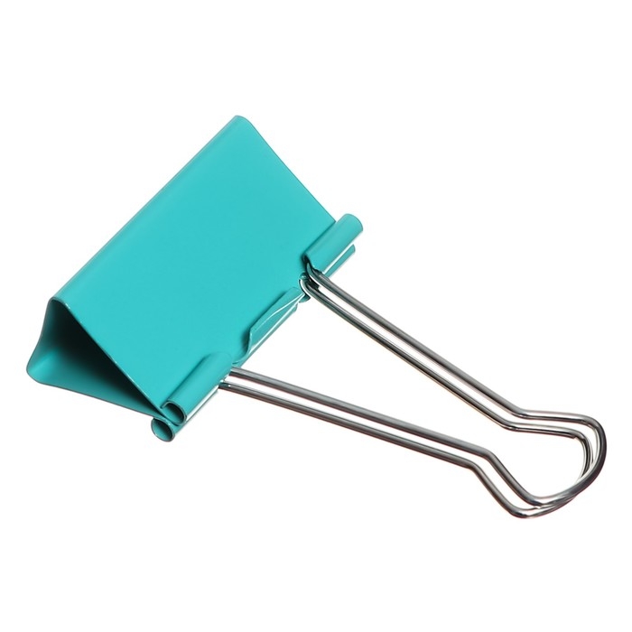 Набор зажимов для бумаг, 51 мм, цветные, 4 цвета, МИКС Набор зажимов для бумаг, 51 мм, цветные, 4 цвета, МИКС