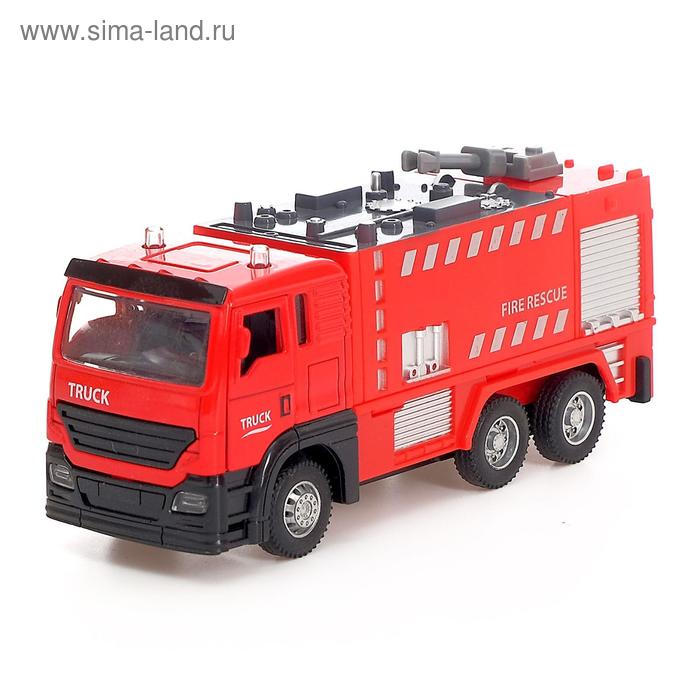 Парковка «Пожарная часть» с машинкой и рацией, световые и звуковые эффекты, МИКС Парковка «Пожарная часть» с машинкой и рацией, световые и звуковые эффекты, МИКС
