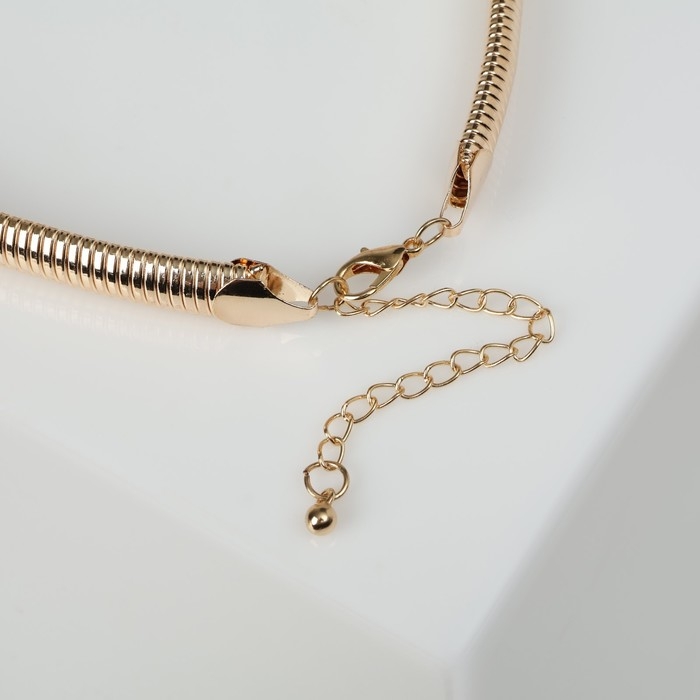 Чокер «Рельеф» узкий, 1 см, цвет золото, 47,5 см Чокер «Рельеф» узкий, 1 см, цвет золото, 47,5 см