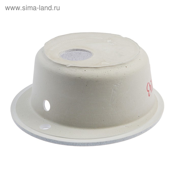 Мойка кухонная из камня ZETT lab. 30/Q10, d=475 мм, матовая, светло-серая Мойка кухонная из камня ZETT lab. 30/Q10, d=475 мм, матовая, светло-серая