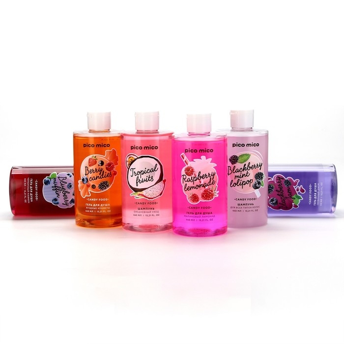 Шампунь для волос, 440 мл, аромат ягодный, PICO MICO Шампунь для волос, 440 мл, аромат ягодный, PICO MICO