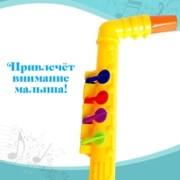 Игрушка музыкальная-саксофон «Мелодия», цвета МИКС