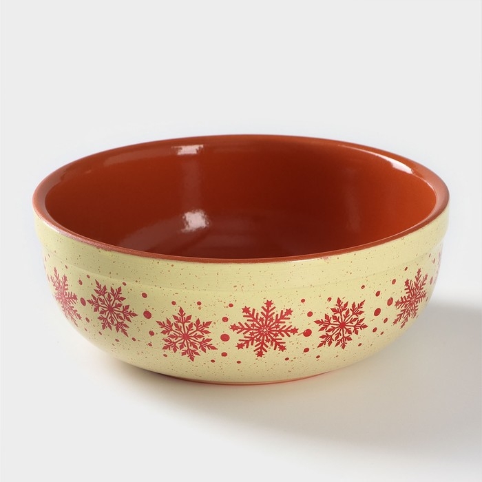 Салатник «Снежинки», d=19 см, 1,4 л Салатник «Снежинки», d=19 см, 1,4 л