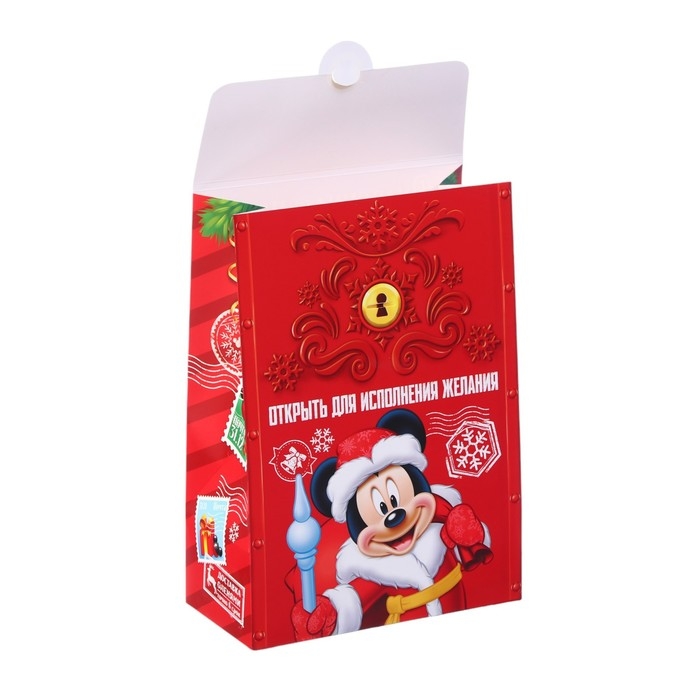 Новый год. Коробка подарочная складная Новый год. Коробка подарочная складная "Сказочная почта", 20х28х10 см, Микки Маус