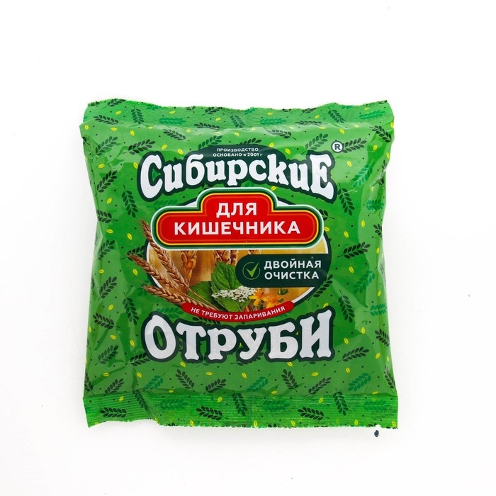 Отруби Сибирские для Кишечника, 200 г Отруби Сибирские для Кишечника, 200 г
