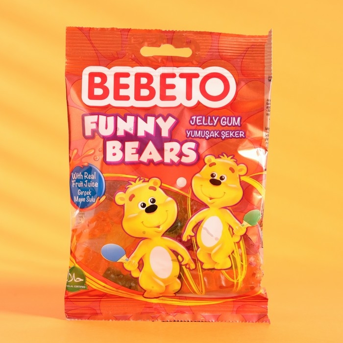 Жевательный мармелад BEBETO FUNNY BEARS, 70 г Жевательный мармелад BEBETO FUNNY BEARS, 70 г
