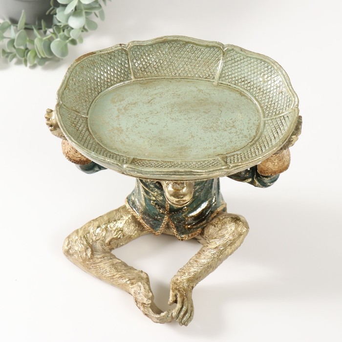 Сувенир полистоун подставка  Сувенир полистоун подставка "Шимпанзе в рубахе" 21х17,5х21,5 см