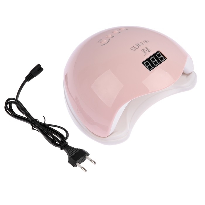 Лампа для гель-лака JessNail SUN 5 BL, UV/LED, 48 Вт, 24 диода, таймер 10/30/60 сек, розовая Лампа для гель-лака JessNail SUN 5 BL, UV/LED, 48 Вт, 24 диода, таймер 10/30/60 сек, розовая
