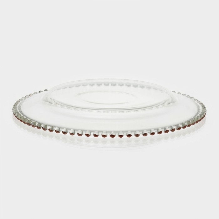 Тарелка - блюдо подстановочное &laquo;Орбита&raquo;, d=33 см, цвет розовое золото