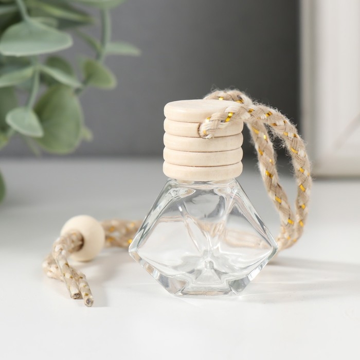 Диффузор стекло для ароматической эссенции  Диффузор стекло для ароматической эссенции "Бриллиант" 8 мл 2,3х2,3х4,5 см