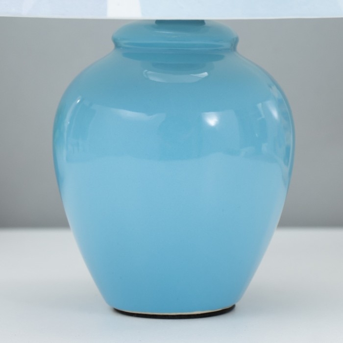 Настольная лампа  Настольная лампа "Морская волна" Е14 15Вт голубой RISALUX