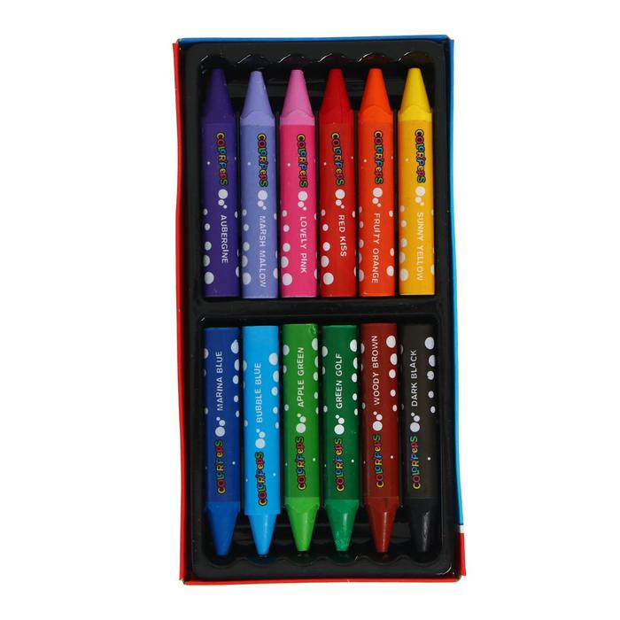 Пастель масляная детская 12 цветов, Maped OIL PASTEL, треугольный корпус Пастель масляная детская 12 цветов, Maped OIL PASTEL, треугольный корпус