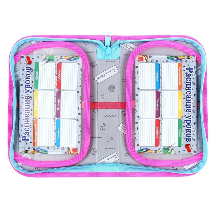 Пенал 1 секция, 130 х 210 х 40 мм, 2 откидные планки, тканевый, Calligrata TOP, Content Пенал 1 секция, 130 х 210 х 40 мм, 2 откидные планки, тканевый, Calligrata TOP, Content "Котик корея"