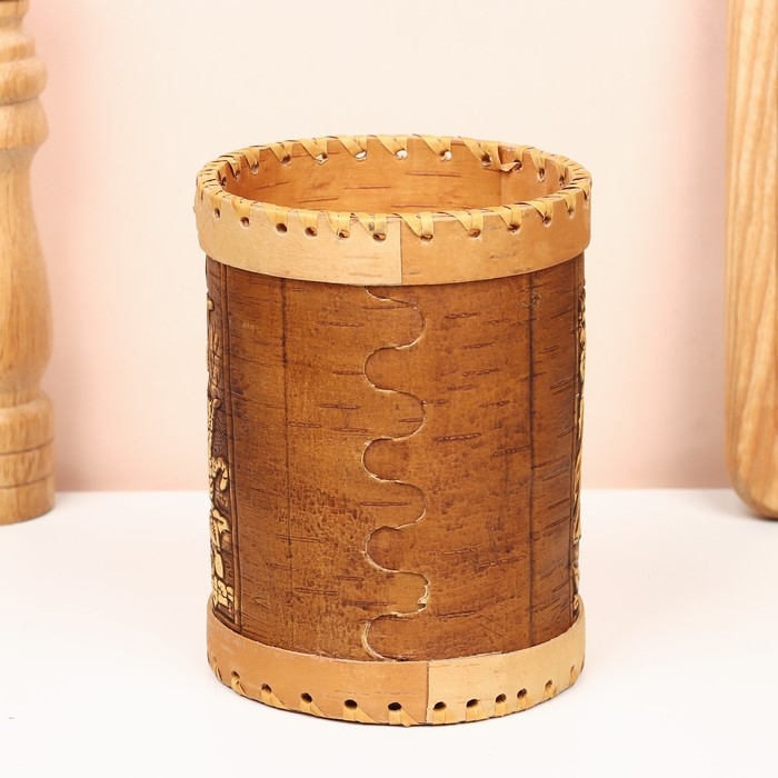 Туес «Деревня ", соль, 10 х 10 х 14 см