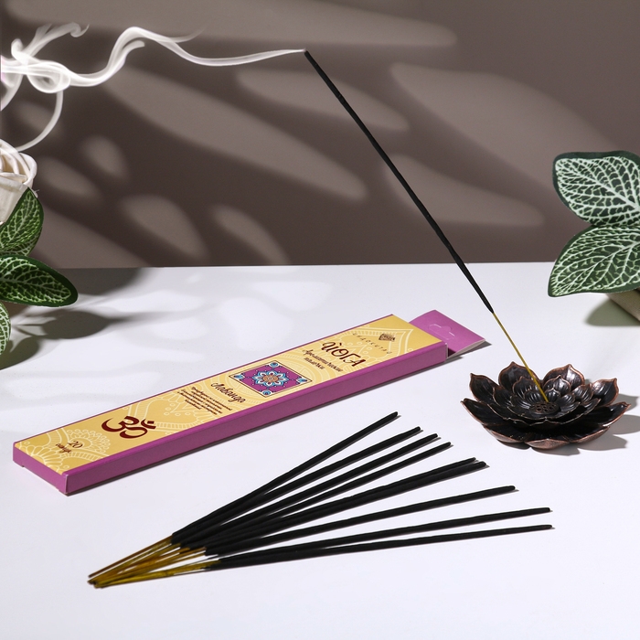 Благовония  Благовония "Йога Лаванда", 20 палочек в упаковке