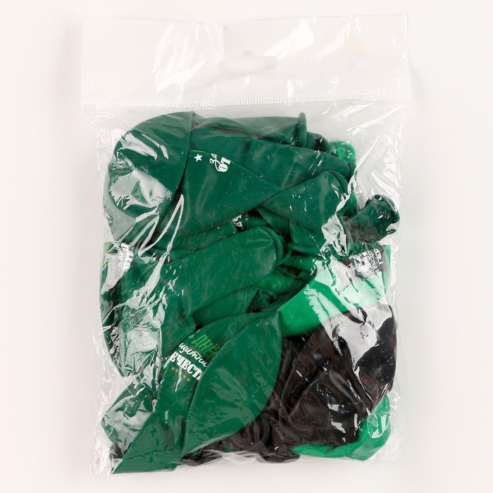 Воздушный шар латексный 12" &laquo;С 23 февраля. Защитник отечества&raquo;, пастель, 25 шт., МИКС