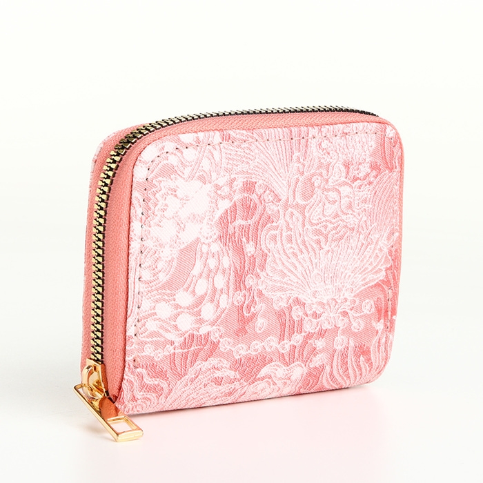 Кошелёк на молнии, цвет розовый Кошелёк на молнии, цвет розовый