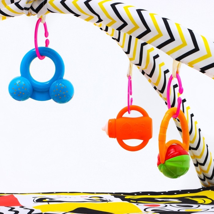 Развивающий коврик с дугами по методике Гленна Домана, 85х85 см, Крошка Я Развивающий коврик с дугами по методике Гленна Домана, 85х85 см, Крошка Я